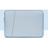 BAONA BN-Q001 PU lederen laptoptas  kleur: dubbellaags hemelblauw  maat: 16/17 inch