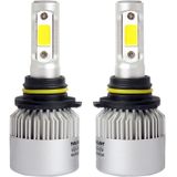 S2 2st 9006 36W 4000LM 6500K 2 COB LED waterdichte IP67 auto koplamp lampen  DC 9-32V (wit licht)