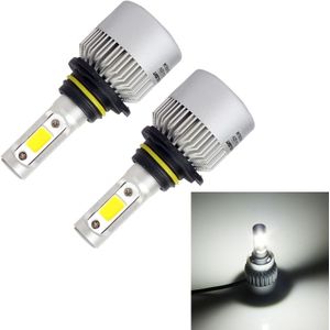 S2 2st 9006 36W 4000LM 6500K 2 COB LED waterdichte IP67 auto koplamp lampen  DC 9-32V (wit licht)