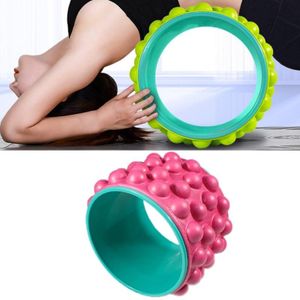 Yoga Back Bend Open Back Apparatuur Stovenpipe Pilates Ring voor Beginner (upgrade Massage (Peach Pink))