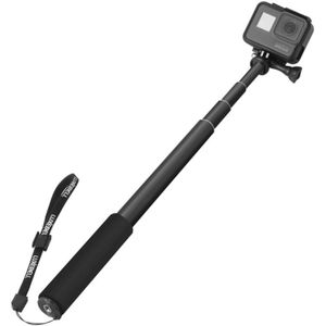 GoPro universele aluminium legering Selfie Stick met GoPro Adapter  lengte: 31cm-103cm(Black)