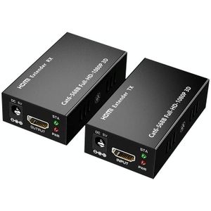 1 Paar HW-YD60 HDMI-extender 1080P-signaalversterker  effectieve afstand: 60m  EU-plug