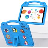 Handvat Kickstand Kinderen EVA Schokbestendig Tablet Case Voor iPad 10.2 2021/2020/2019 (Hemelsblauw)