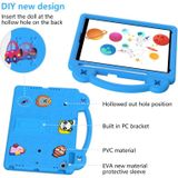 Handvat Kickstand Kinderen EVA Schokbestendig Tablet Case Voor iPad 10.2 2021/2020/2019 (Hemelsblauw)