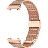 For Xiaomi Mi Band 7 Pro Mijobs Milan Buckle Stainless Steel Watch Band(Rose Gold)