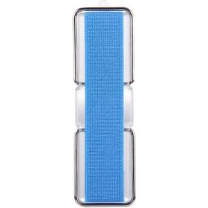 2 in 1 verstelbare universele Mini zelfklevende houder standaard + Slim vinger Grip  grootte: 7.3 x 2.2 x 0.3 cm  voor iPhone  Galaxy  Huawei  Xiaomi  LG  HTC en Tablets(Blue)