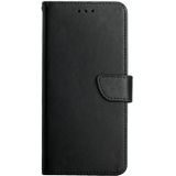 For Huawei P20 Lite Genuine Leather Fingerprint-proof Horizontal Flip Phone Case(Black)