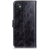 Voor Wiko Y82 Retro Crazy Horse Texture Horizontale Flip Lederen Case