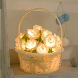 Rozen bloem batterij aangedreven fee lichten bruiloft Home verjaardag partij Garland decor string lamp warm wit