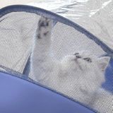 Vouwbare huisdier droogdoos kat hond kooi pet box droogkamer (blauw paars)