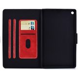 Voor Kindle Fire HD8 2016 / 2017 Cowhide Texture Horizontale Flip Lederen Case met Holder & Card Slots & Sleep / Wake-up Functie(Rood)