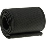 Lederen stuurwiel Cover met naald en draad  grootte: 54x10.5cm (zwart)