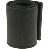 Lederen stuurwiel Cover met naald en draad  grootte: 54x10.5cm (zwart)
