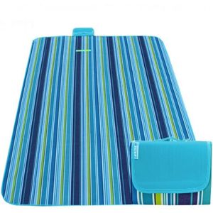 600D Oxford Cloth Outdoor Picknickmat Picknickdoek Waterdichte Matten Veerreis Strandmat  Specificaties (lengte * breedte): 150*120 (Silan Stripe)