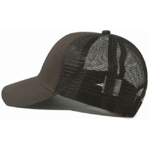 Zomer katoen mesh opening paardenstaart hoed zonnebrandcrme Baseballpet  specificatie: ?? (bruin)