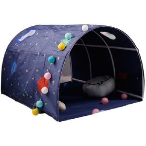 Kinderen Home Bed Crawl Tunnel Game House Tent  Stijl:Blauw