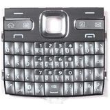 Mobiele telefoon Keypads huisvesting vervanging met menuknoppen / toetsen voor Nokia E72(Silver)