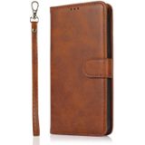 For Samsung Galaxy Note20 Ultra Calf Texture 2 in 1 Detachable Magnetic Back Cover Horizontal Flip Leather Case with Holder & Card Slots & Wallet & Photo Frame(Brown)