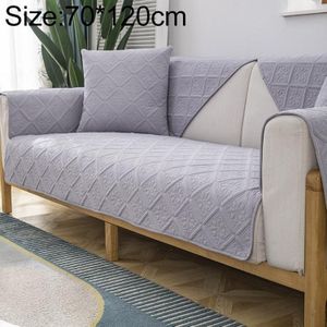 Vier seizoenen universele eenvoudige moderne antislip volledige dekking sofa cover  maat: 70x120cm (Versailles grijs)