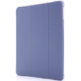 Voor iPad 9.7 (2018) & (2017) Airbag Horizontale Flip Lederen Kast met drievoudige houder & penhouder(Paars)