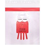 15 PCS Creative Cute Car Garbage Bag Paste-type Cleaning Bag voor Auto Interieur (Roze)