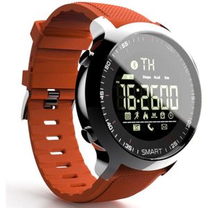 Lokmat MK18 1 1 inch cirkelscherm IP68 waterdichte slimme horloge  ondersteuning informatie herinnering / externe camera / walking motion monitor (oranje)