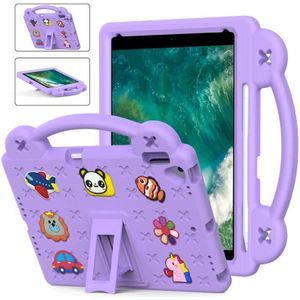 Handvat Kickstand Kinderen EVA Schokbestendig Tablet Case Voor iPad Air 2019 10.5/Pro 10.5 2017 (Lichtpaars)