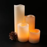 4 in 1 afstandsbediening geel licht LED kaars lamp Halloween kerst bruiloft decoratieve licht