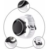 Smart Watch silicone polsband horlogeband voor Suunto Core (wit)