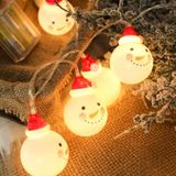 3m Snowman LED vakantie tekenreeks licht  20 LEDs USB plug warme Fairy decoratieve lamp voor Kerstmis  Party  slaapkamer (warm wit)