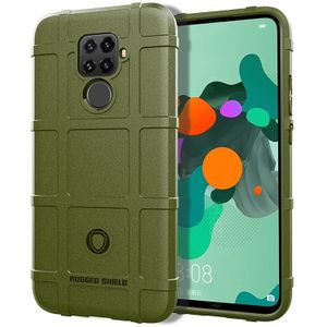 Voor Motorola Moto E7 Plus Volledige dekking Shockproof TPU Case (Army Green)