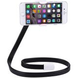 Flexibele clip mount houder met klem basis  voor iPhone  Galaxy  Huawei  Xiaomi  LG  HTC en andere smartphones (wit)