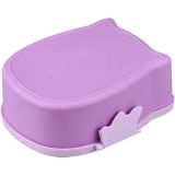Cartoon Uil patroon lunch box voedsel container picknick opbergdoos Portable Bento box (roze)