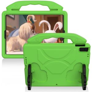 Voor iPad 10 2 EVA plat anti Falling beschermende shell met duim beugel (groen)