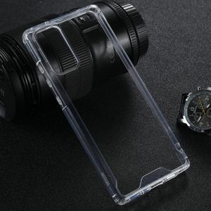 Voor Samsung Galaxy Note20 Vierhoekige Schokbestendige Transparante TPU + PC Beschermhoes