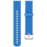22mm Texture Siliconen polsband horlogeband voor Fossil Gen 5 Carlyle  Gen 5 Julianna  Gen 5 Garrett  Gen 5 Carlyle HR (Sky Blue)