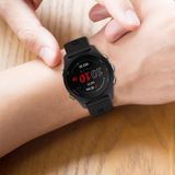 Voor Garmin Vivomove Sport 20 mm effen kleur zachte siliconen horlogeband