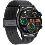 HK8Pro 1.36 inch AMOLED Screen Steel Strap Smart Watch  Support NFC Function / Blood Oxygen Monitoring(Black)