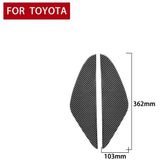 2 stks / set carbon fiber auto deur anti-botsing kussen decoratieve sticker voor TOYOTA TUNDRA 2014-2018  Links rechts rijden
