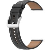 Voor Garmin VivoActive3 Muziek relif oprechte lederen horlogeband