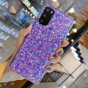 Voor Samsung Galaxy S21 5G glitter pailletten epoxy TPU telefoonhoesje