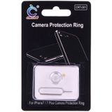 Voor de iPhone 7 Rear Camera Lens beschermkap met Needle(Silver)