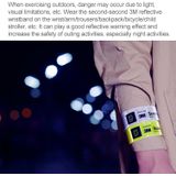 2 stuks originele Xiaomi Scotchlite reflecterende armband veiligheid reflecterende pols gordel