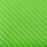 Autoklever met decoratieve 3D Carbon Fiber PVC  maat: 152cm x 50cm(Green)