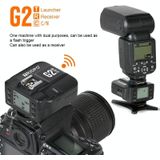 TRIOPO G2 draadloze flash trigger 2.4G ontvangen / verzenden dual purpose TTL high-speed trigger voor Nikon camera
