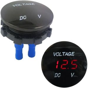 DC12-24V Automotive batterij DC Digitale Display Voltage Meter Modified Meetinstrument (rood licht)