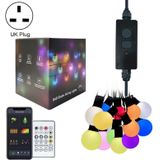 G40 Bulb Bluetooth Smart RGB String Lights Outdoor Decoration  Spec: 10m 50 LED's-Britse plug