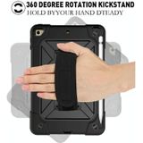 Contrast kleur siliconen + PC Combinatie case met houder voor iPad mini 3 (Zwart)