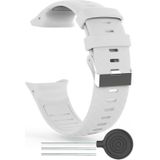 Voor Polar Vantage V Siliconen Smart Watch Vervanging Strap Polsband (Wit)