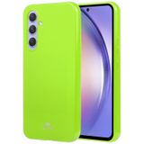 Voor Samsung Galaxy A54 5G GOOSPERY PEARL JELLY schokbestendig TPU telefoonhoesje (fluorescerend groen)